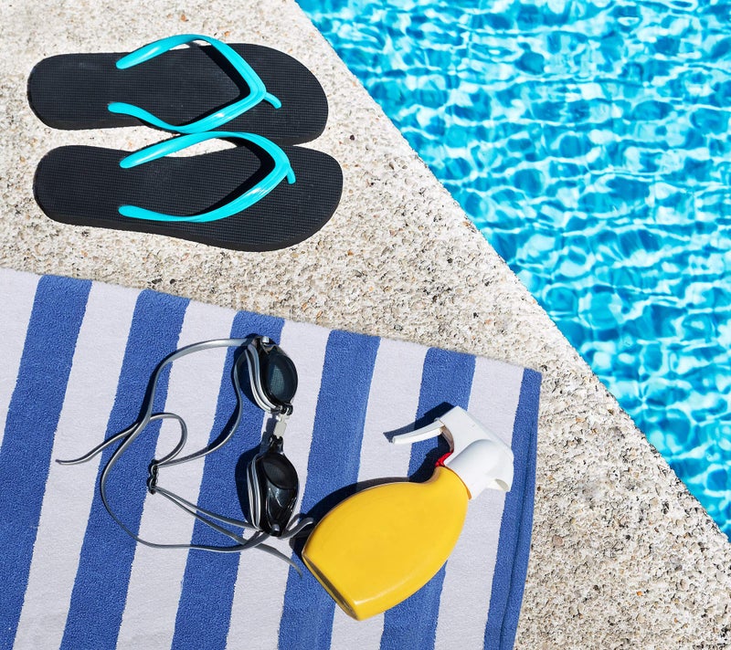 Utopia Towels Large Beach-Towel Pool-Towel in Cabana Stripe- Blue, Cotton, Easy Care, Maximum Softness and Absorbency (35 x 70 inches) by Utopia Towel - Image 5