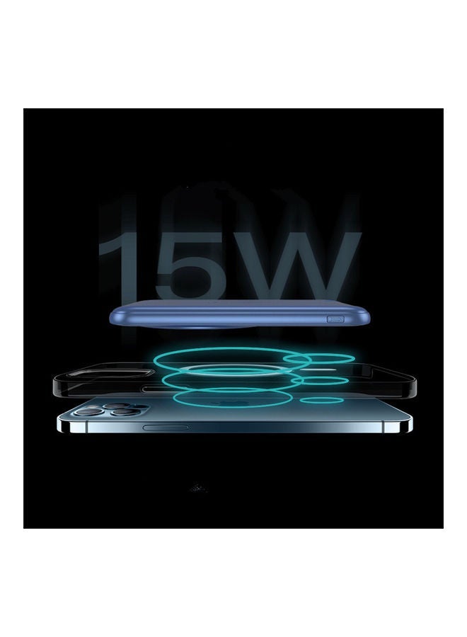 راكسوم باور بانك مغناطيسي بقدرة 5000.0 مللي أمبير في الساعة لهاتف آيفون 12/12 برو/12 برو ماكس، رمادي - Image 4