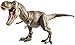 JURASSIC WORLD ديناصور تيرانوصور ركس من عالم الديناصورات - قتال وعض بحجم أكبر مع نحت واقعي وتحريك مفاصل وتفعيل مزدوج الزر لضرب الذيل والضربات الرأسية للأعمار من 4 سنوات وما فوق - Image 2