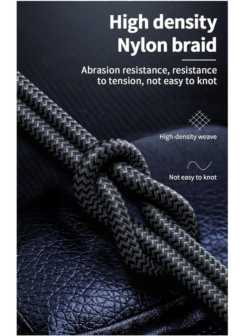 ELTRAZONE - 4-in-1 Fast Charging Cable – USB to Lightning, USB to Type-C, Type-C to Lightning 20W, Type-C to Type-C 60W, Nylon Braided for iPhone, Samsung, Huawei & Tablets - Image 1