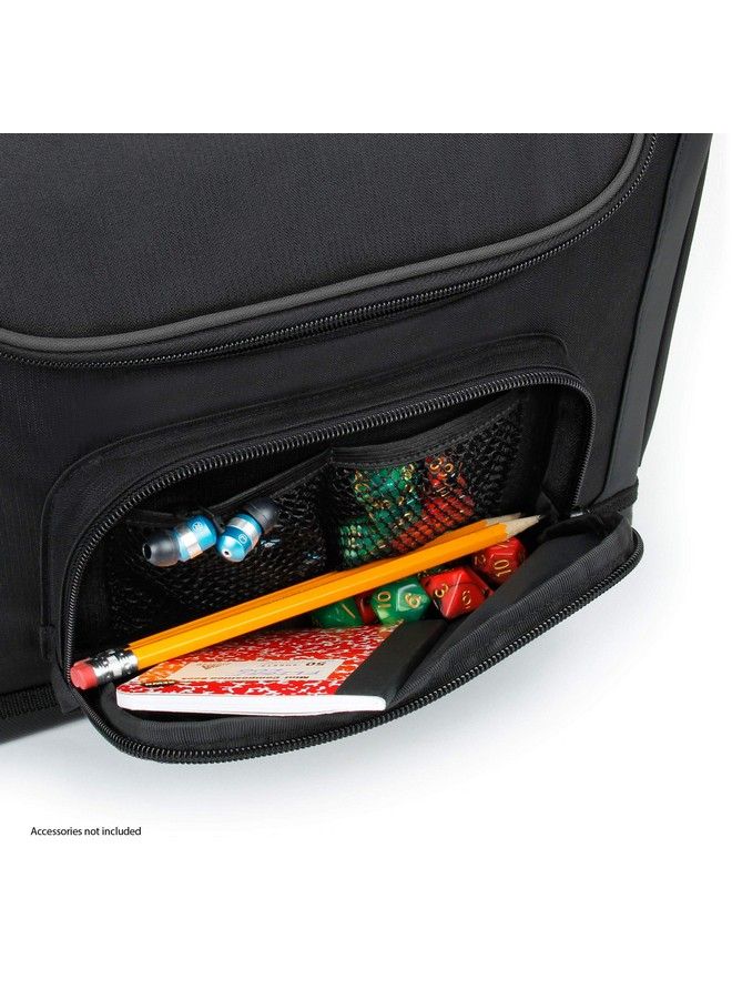 USA Gear Compact Travel Bag Compatible With Dungeons And Dragons Accessories Small Dnd Bag Fits Rpg Player Essentials Player Handbook Character Sheets Dice Tokens & Mini Player Items (Black) - Image 5
