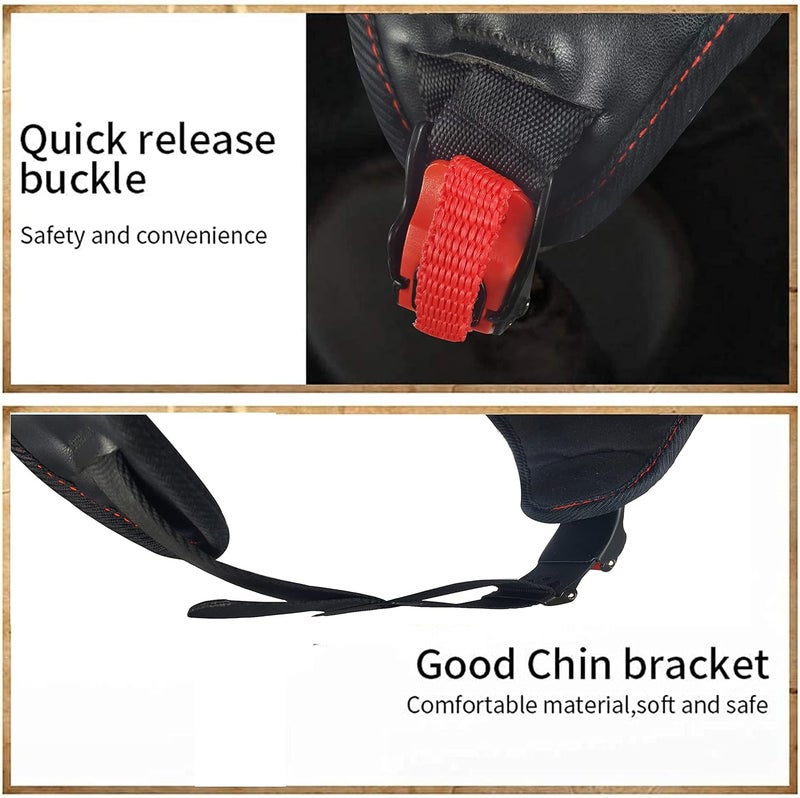 SanQing Motorcycle Half Helmet with Retractable Inner Sun Shade and Quick Release Buckle - DOT Approved for Men and Women - Image 4