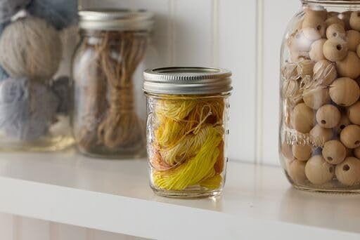 Ball Regular Mouth Glass Mason Jars with Lids and Bands, Used for Canning (Half Pint, 8 Ounce (Pack of 24)) - Image 5