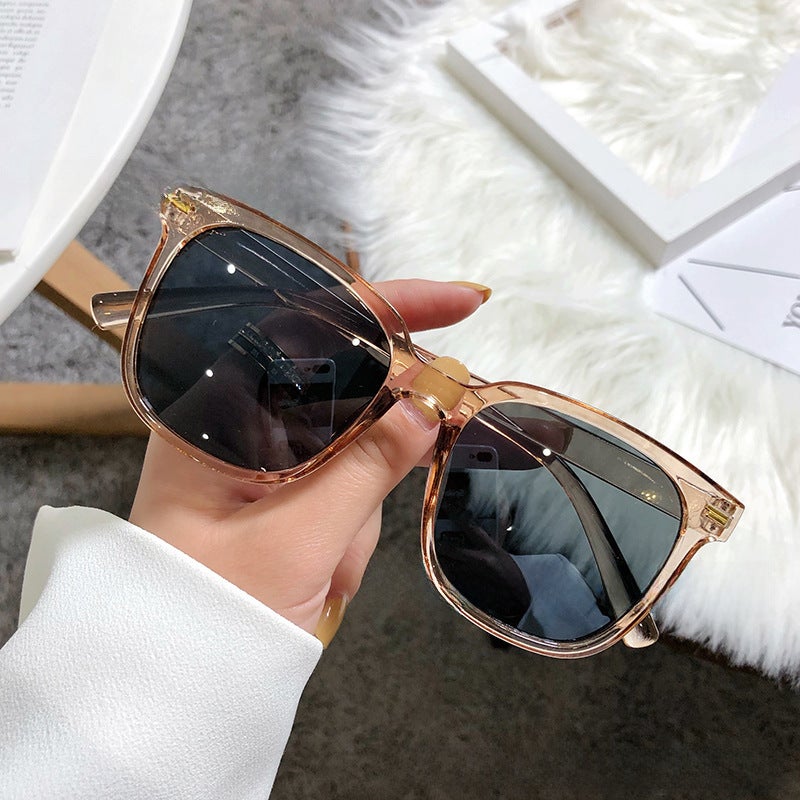 Generic New Polarized Fashion Sunglasses Unisex through tea frame 