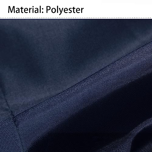 Mylldey Men's Blazers Slim Fit Business Casual Suit Men Sport Coat One Button Travel Blazer Lightweight Suit Jacket(Blue-L) - Image 4