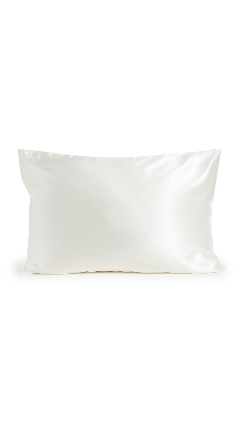 slip The Original Queen Pure Silk Pillow Case - 100% Pure 22 Momme Mulberry Silk - Queen Size Standard Pillow Case - Anti-Aging, Anti-BedHead, Anti-Sleep Crease, White (20" x 30") - Image 4