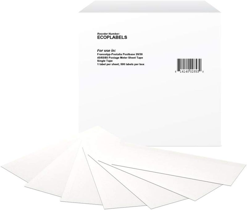 ã‚¯ãƒ­ãƒãƒ¼(Clover) ecoPost Brand Replacement Postage Meter Sheet Tape Replacement for FP Mailing Solutions PLABEL-S - Image 1