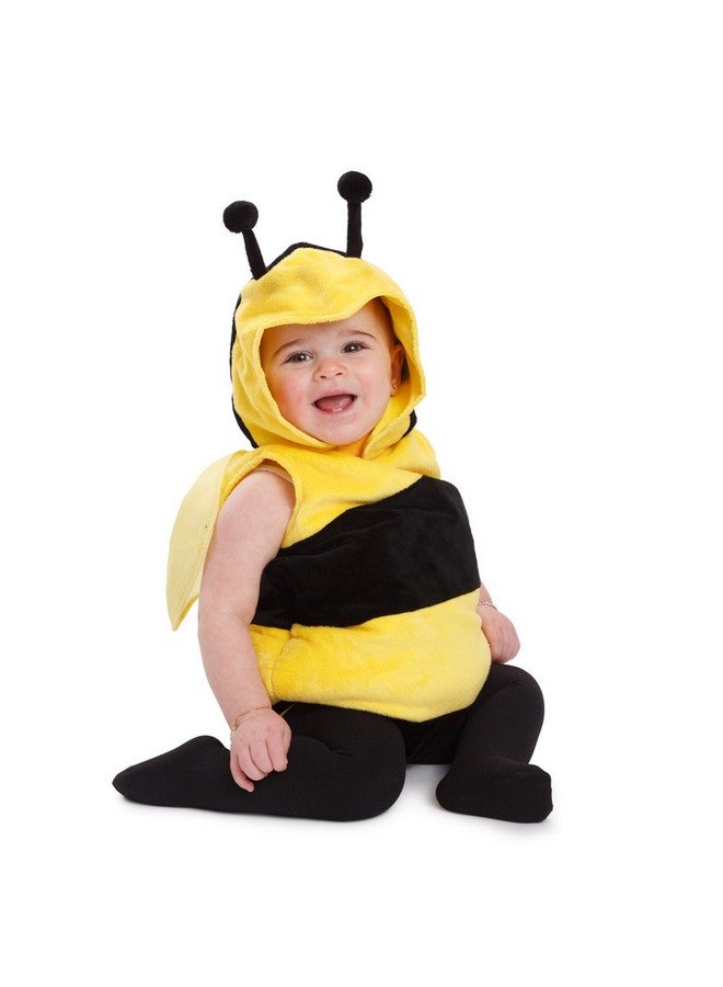 Dress Up America Dress Up America Bee Costume - Baby Fuzzy Bumblebee Costume - Halloween Outfit for Toddlers  - Image 1