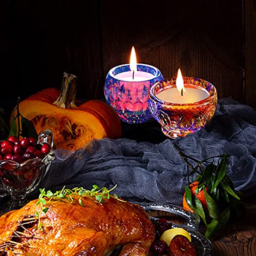 MCCKLE 4PCS Tealight Candle Holder Resin Molds Succulent Planter Silicone Molds for Resin Epoxy Casting Mold for DIY Candlestick Jewelry Box Flower Pot Wedding Home Table Decor - Image 4