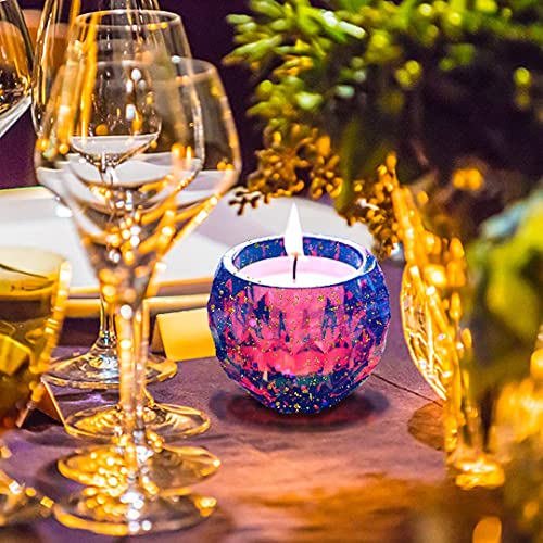 MCCKLE 4PCS Tealight Candle Holder Resin Molds Succulent Planter Silicone Molds for Resin Epoxy Casting Mold for DIY Candlestick Jewelry Box Flower Pot Wedding Home Table Decor - Image 5