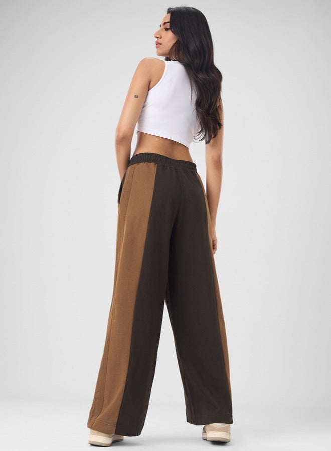The Souled Store Women Harry Potter Embroidery Brown Straight Fit Joggers - Image 4