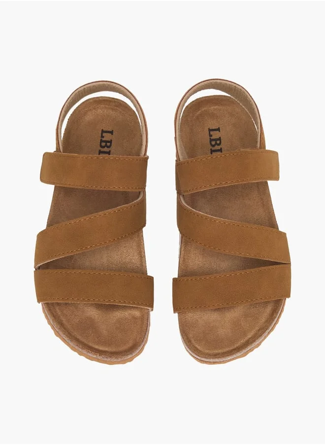 ال بي ال من شو اكسبرس Boys Stitch Detail Sandals With Hook And Loop Closure Ramadan Collection