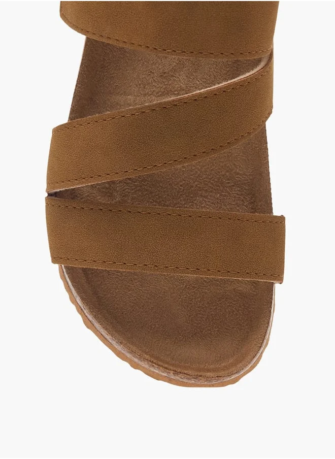 LBL by Shoexpress Boys Stitch Detail Sandals With Hook And Loop Closure Ramadan Collection