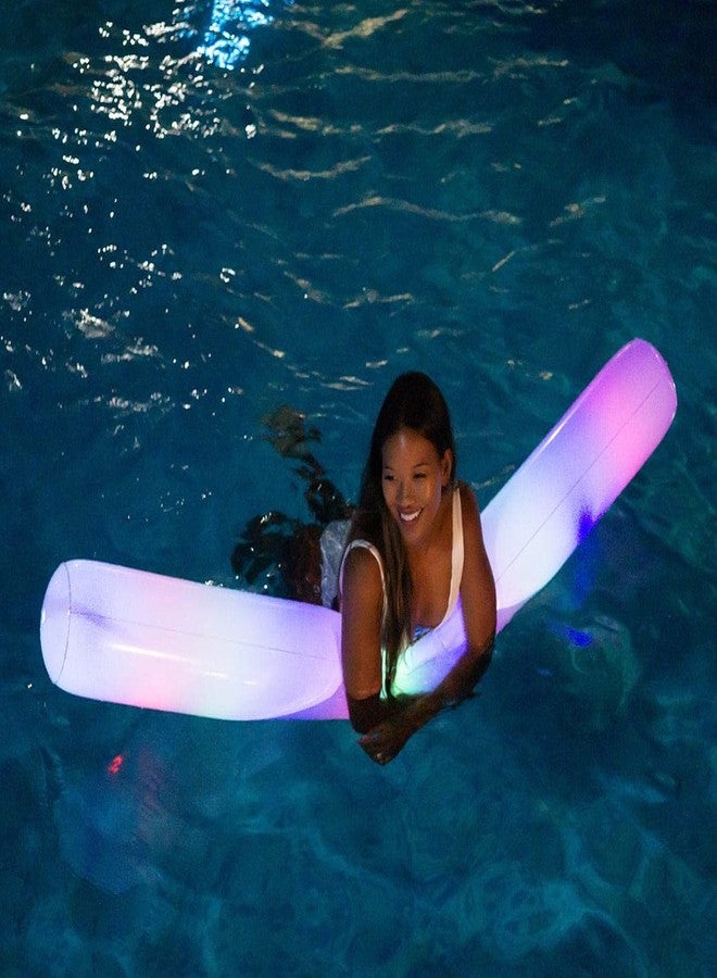 PoolCandy Inflatable Jumbo Swim Noodles (Illuminated LED Color Changing Swim Noodle) - Image 3