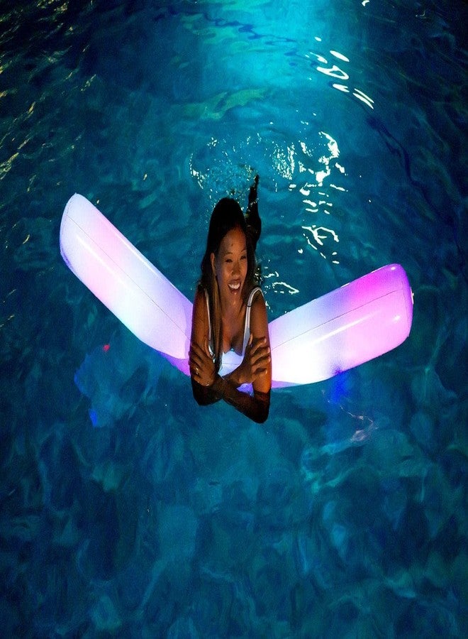 PoolCandy Inflatable Jumbo Swim Noodles (Illuminated LED Color Changing Swim Noodle) - Image 4