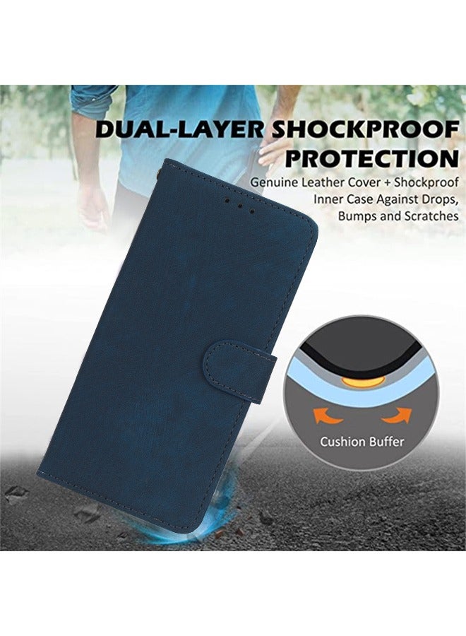 X-level ITEL S23 Plus/S681LN Case Cover with RFID Blocking Leather Flip Folio Wallet with Card Slots Holder Stand Back Cover Magnetic Clasp Cell Phone Back Accessories Protection  - Image 4