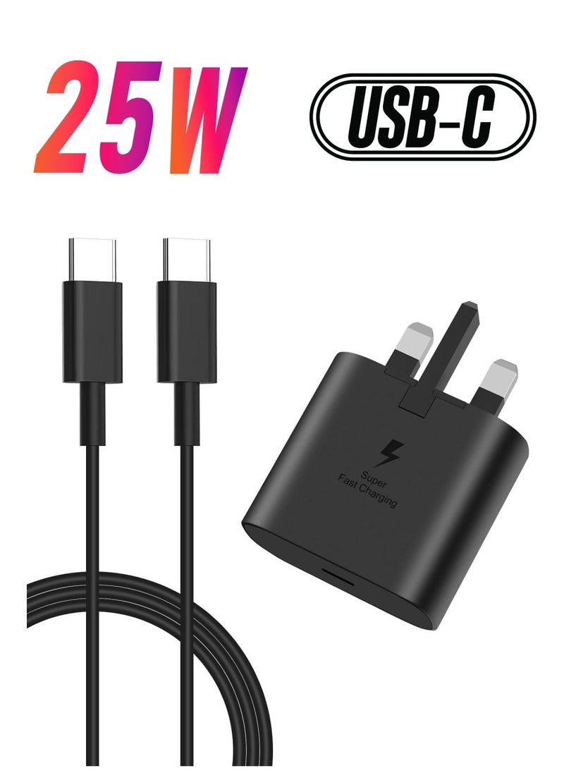 شاحن USB-C فائق السرعة 25 واط لسامسونج: Gcstnn متوافق مع PPS PD3.0 مع Galaxy S23 Ultra وS23+ وS22 Ultra وS21+ وA53 5G وA54 وZ Fold - Image 1