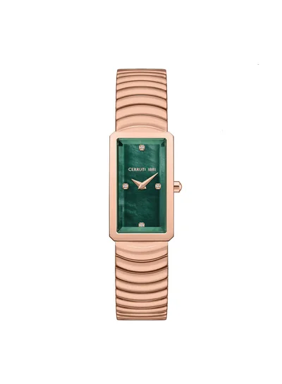 شيروتي 1881 Women's Vallucciole 17mm Green Mother-of-pearl Dial Quartz Analog Watch For Women
