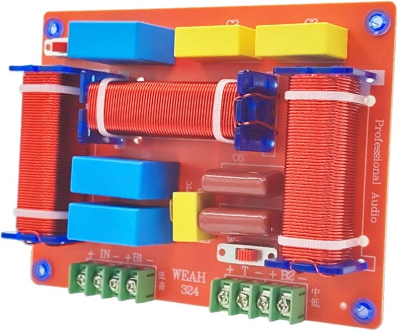 400W 3 اتجاه مكبر صوت تقاطع تردد قابل للتعديل جهير تريبل لعشاق الصوت - Image 1