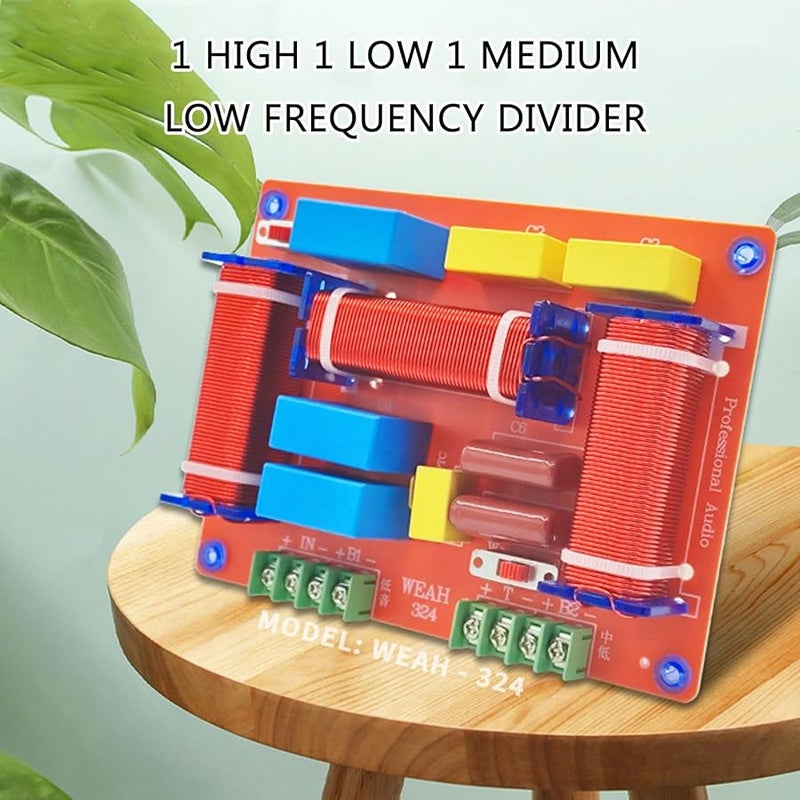 400W 3 اتجاه مكبر صوت تقاطع تردد قابل للتعديل جهير تريبل لعشاق الصوت - Image 5