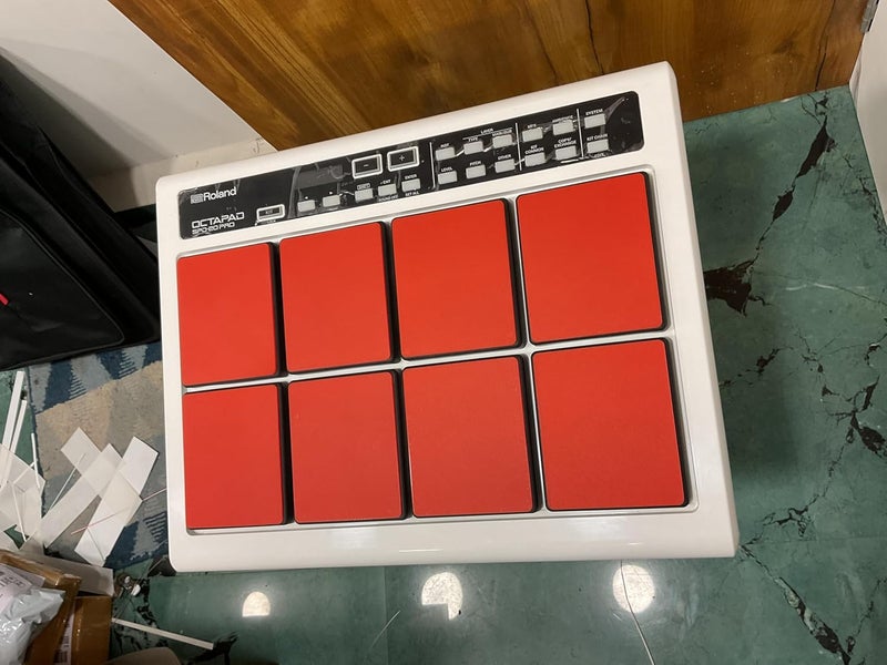 RHYTHM PRO Self Adhesive Silicon Rubber Patchment Set Of 8 Pcs For Roland Octapad SPD-20PRO.Super look & Bounce, Ultimate Premium Quality Silicon, Protect Your Octapad From Hard Hitting (Red) - Image 4