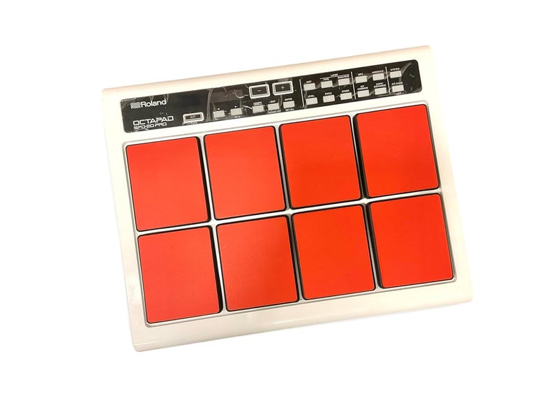 RHYTHM PRO Self Adhesive Silicon Rubber Patchment Set Of 8 Pcs For Roland Octapad SPD-20PRO.Super look & Bounce, Ultimate Premium Quality Silicon, Protect Your Octapad From Hard Hitting (Red) - Image 1