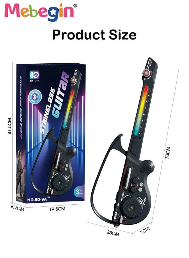 MEBEGIN Electric Guitar Toy for Kids, Multifunctional Instrument Toys for Kids and Beginners, Stringless Multifunctional Guitars, Ideal Gift for Kids Aged 3+, 25*7*70cm - Image 4