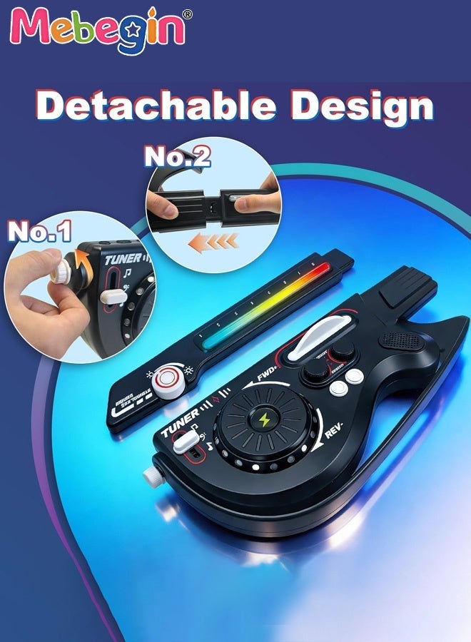 MEBEGIN Electric Guitar Toy for Kids, Multifunctional Instrument Toys for Kids and Beginners, Stringless Multifunctional Guitars, Ideal Gift for Kids Aged 3+, 25*7*70cm - Image 2