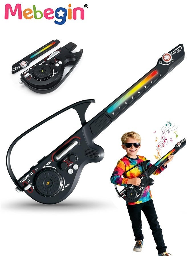 MEBEGIN Electric Guitar Toy for Kids, Multifunctional Instrument Toys for Kids and Beginners, Stringless Multifunctional Guitars, Ideal Gift for Kids Aged 3+, 25*7*70cm - Image 1