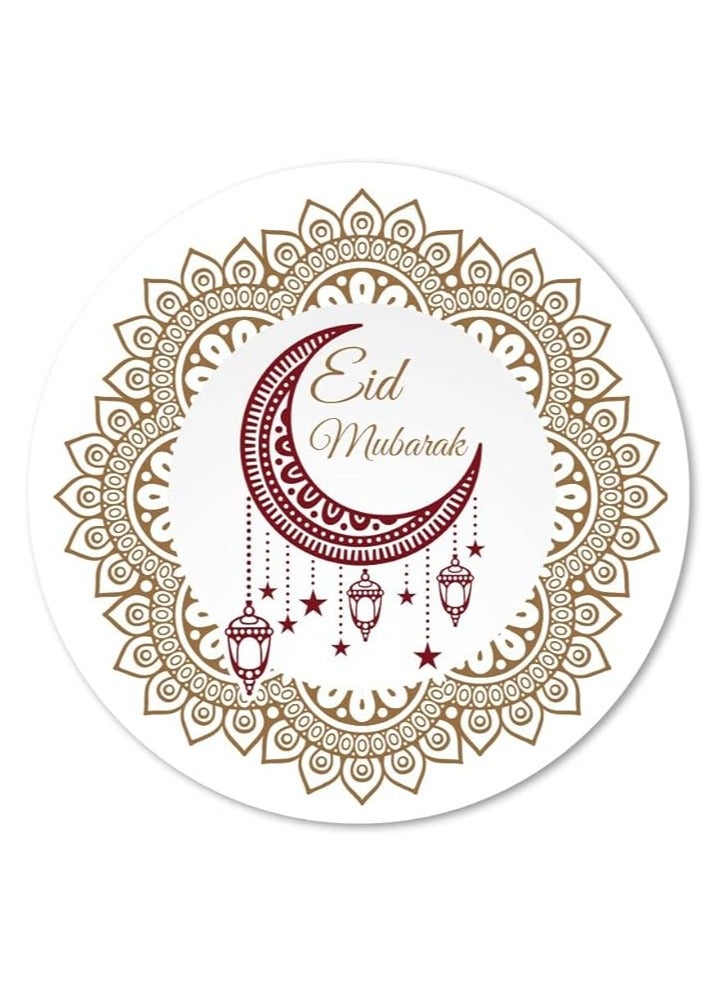 برينت شوب فور مي ملصقات عيد مبارك، مثالية لتغليف الهدايا، ملصقات العيد لحقيبة الهدايا، مظروف العيد، أكياس هدايا العيد، بطاقات هدايا العيد وملصق فينيل عيد سعيد - Image 2