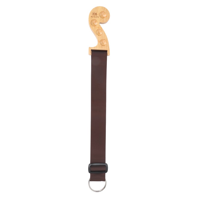 Cello Adjustable Strap: Firm Nylon Material, Adjustable Length, Portable - Anti-Slip Cello Mat: Wood, Floor Protective Design, Secure Positioning - O-Ring Cello Holder: Metal Ring, Chair Foot Fit, Dur - Image 2