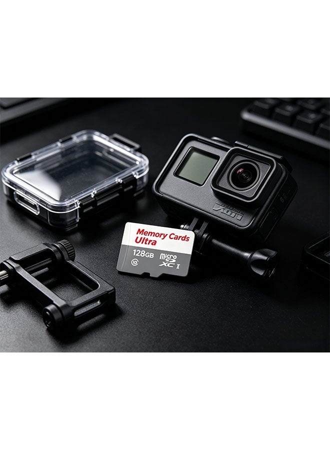 128GB high-end storage card, supporting full HD video, suitable for smartphones, dashcam, action cameras and surveillance cameras. - Image 2