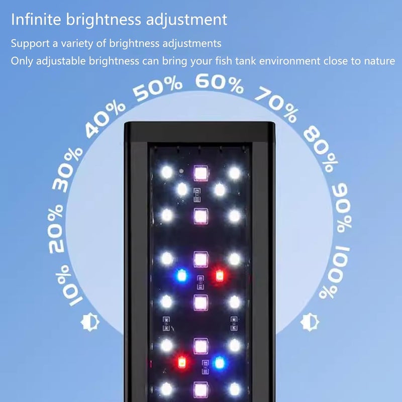 Easy Use LED Aquariums Light Dimmer Simulates Natural Sunlight with Adjustable Brightness Setting Enhances Plant Growth Aquariums Lighting Automation - Image 3