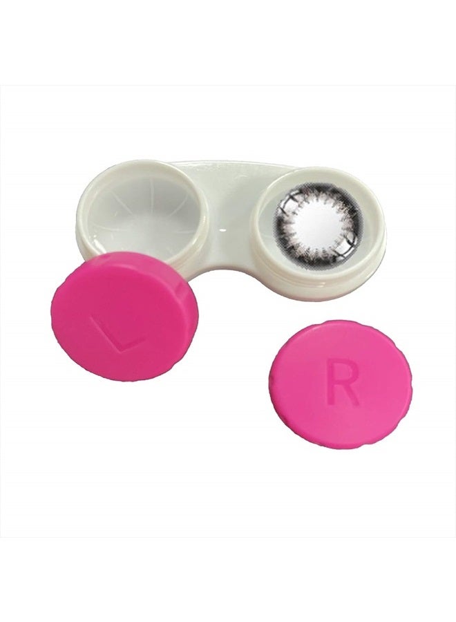 KISEER 12 Pack Colorful Contact Lens Case Box Holder Container Soak Storage Kit  - Image 5