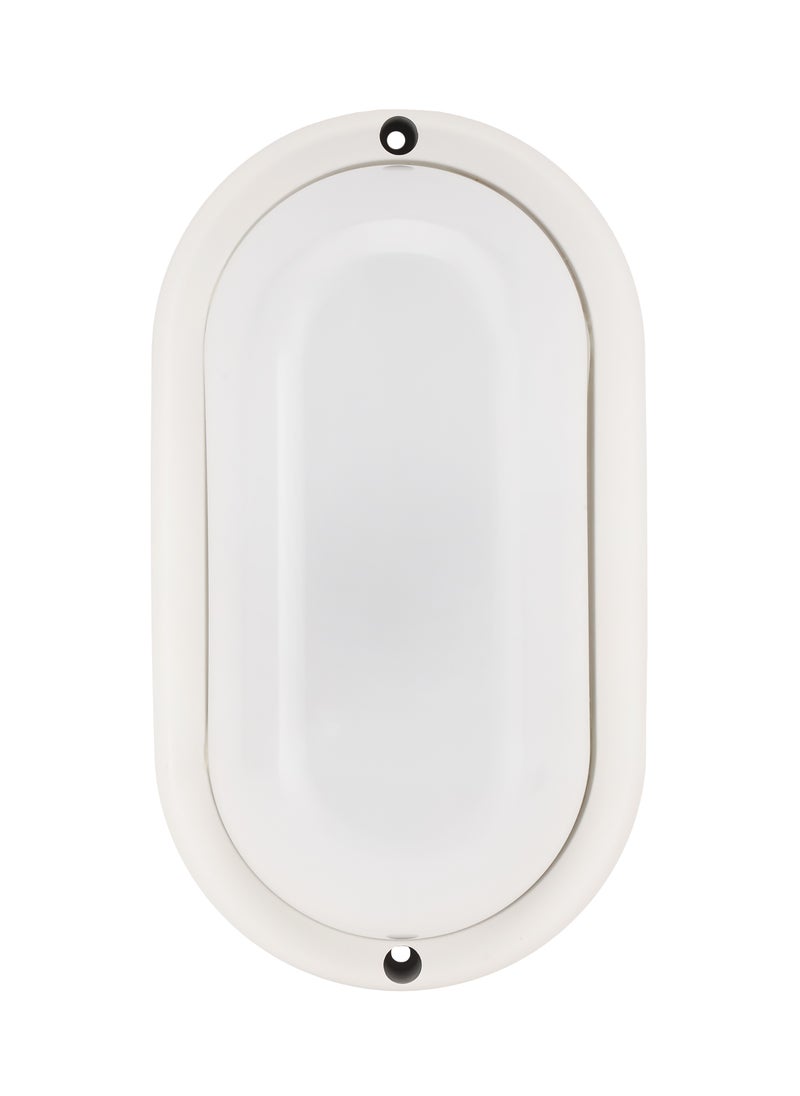 GEEPAS Geepas 8W Moisture Proof LED Lamp, IP 65, Plastic & Aluminium Housing, Color Temperature 6500K, Lamp PF-0.5, Lumens 710 LM, 25000 Hours Lifetime, 80 Percent Energy Saving  - Image 1
