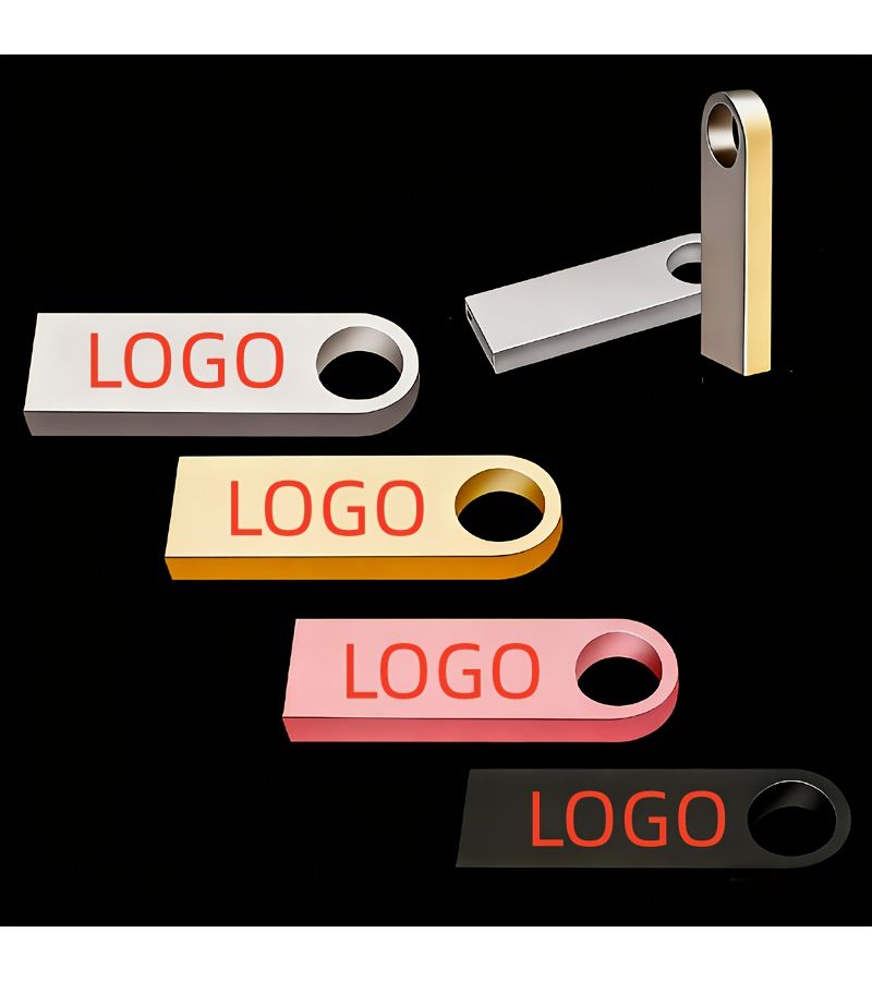 روز جولدن ميتال USB 2.0 فلاش درايف 256 ميجابايت عصا ذاكرة صغيرة هدية للطلاب - Image 5