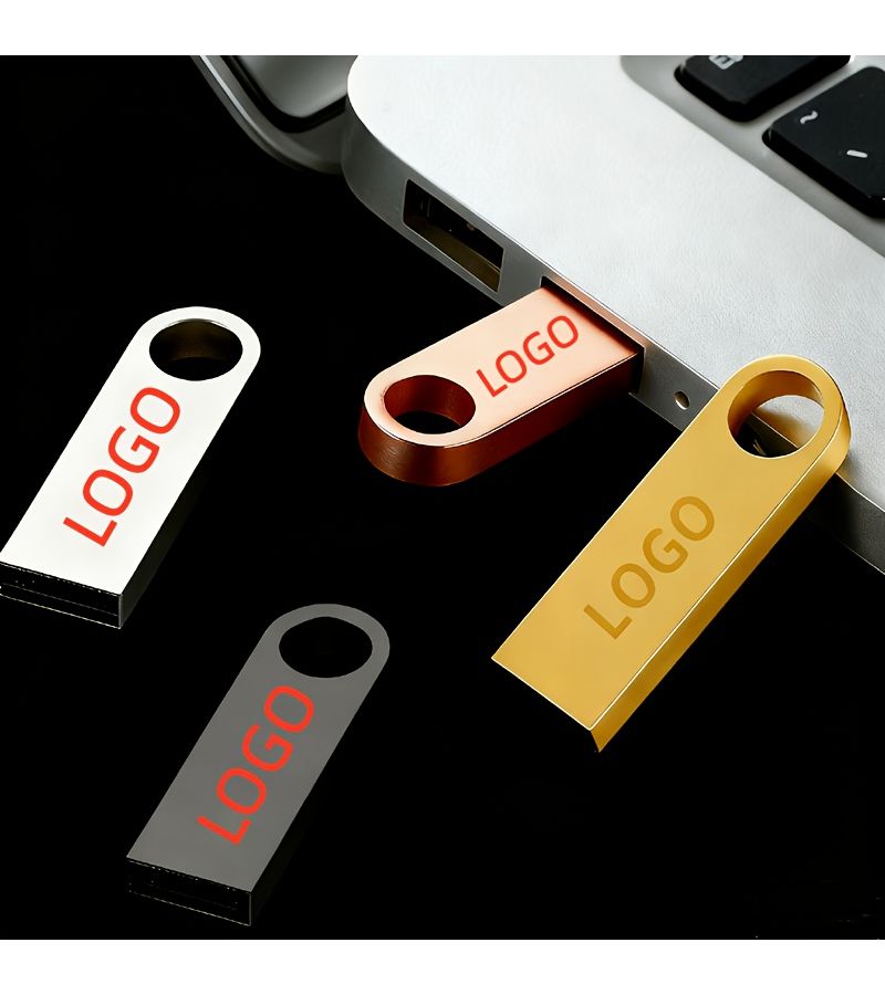 روز جولدن ميتال USB 2.0 فلاش درايف 256 ميجابايت عصا ذاكرة صغيرة هدية للطلاب - Image 3