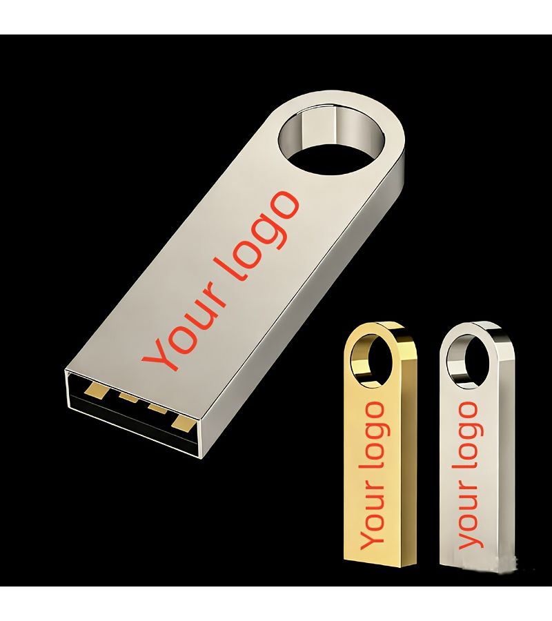 روز جولدن ميتال USB 2.0 فلاش درايف 256 ميجابايت عصا ذاكرة صغيرة هدية للطلاب - Image 1