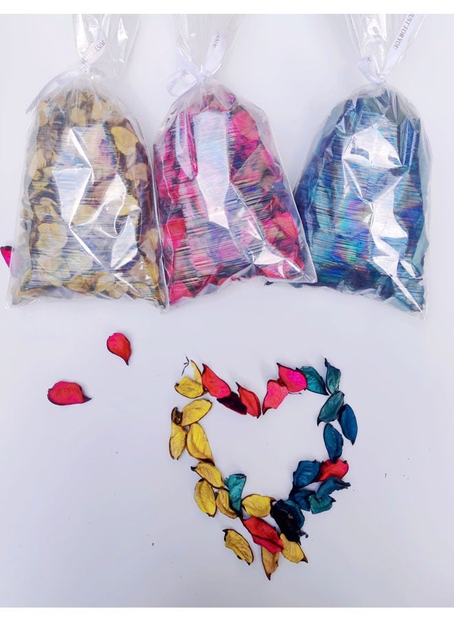 3 Bags of Dry Flowers Fragrant Bags, With Fragrances Of Roses, Lemon And Ocean  For Drawers Or Closets, Fragrance For Bathroom, Car Freshener, Etc  - Image 3