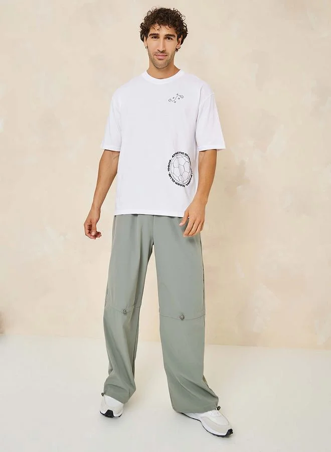 Styli HD Print Compact Jersey Oversized T-Shirt