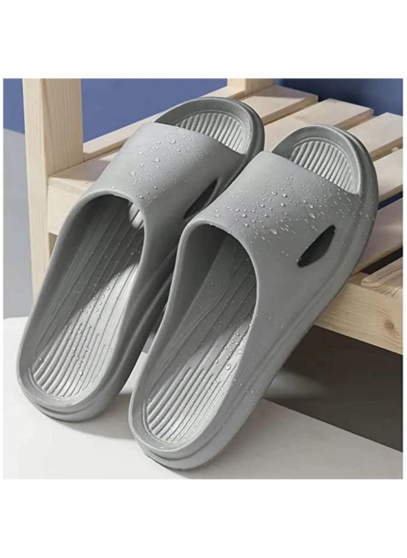 HomarKet Bathroom Shower Slippers,Anti-slip Lightweight House Shower Slippers Super Soft Home Slippers for Indoor & Outdoor  - Image 2