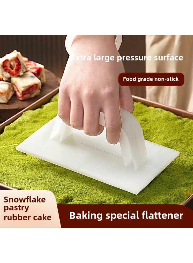 Snowflake Crisp Flattener Nougat Donkey-hide Gelatin Cake Special Mold Press Plate Toffee Styling Device Smoothing Household Baking-Specifications:Baking Flattener  - Image 2