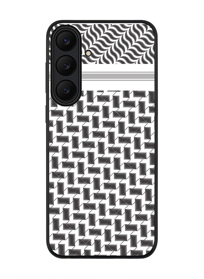 Stylizedd For Samsung Galaxy S25 FE Case,Slim fit Camera Protection, Shockproof Thin Phone cover  - Shemag (Black)