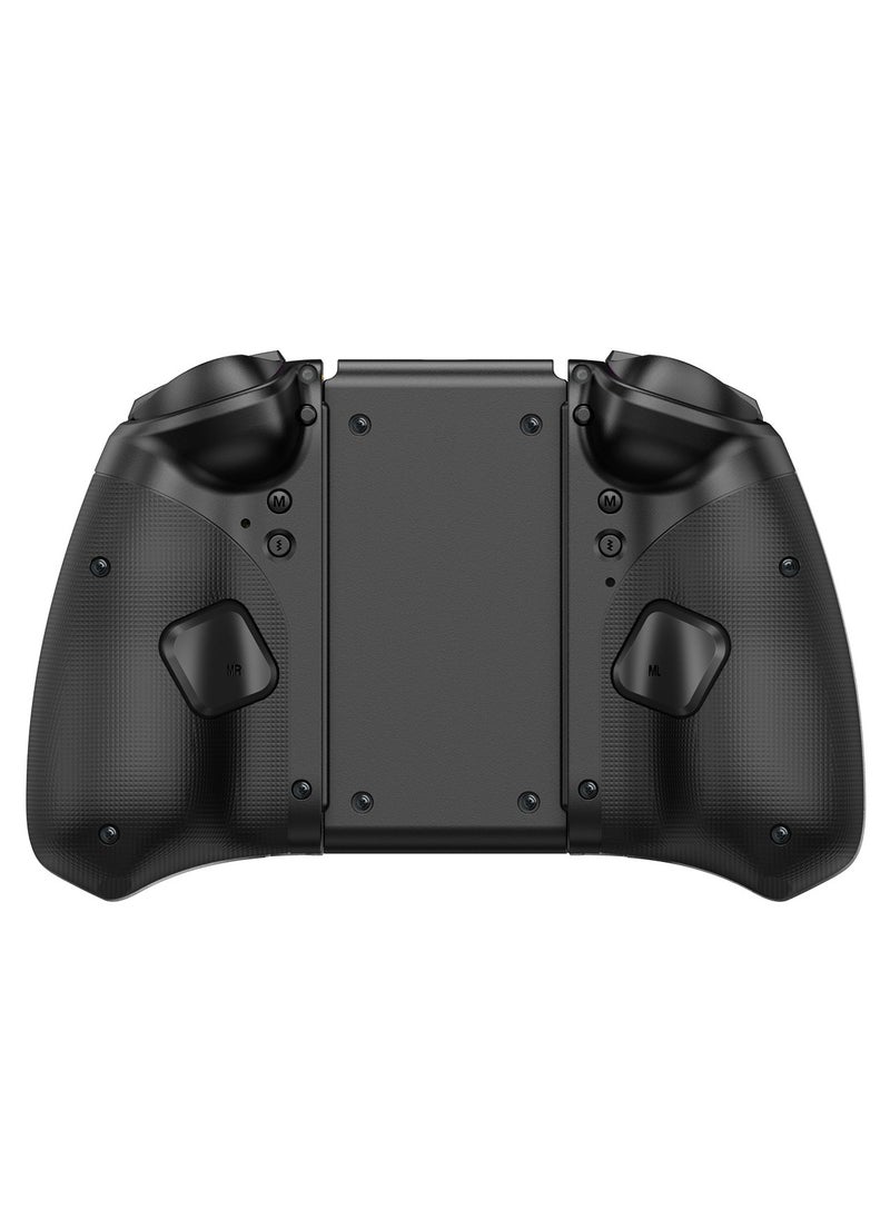 Generic Professional Gamepad LinYuvo Joycon Bluetooth Game Controller Compatible with Switch, Switch Lite, Switch OLED 8 Colors RGB Light Six-Axis Gyroscope Turbo Function Adjustment Dual Vibration Wake-Up  - Image 3