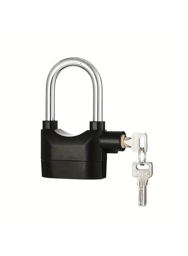 Heavy Duty Metal Security Alarm Lock With Motion Sensor Loud Siren Anti Theft Padlock Small Model - Image 2