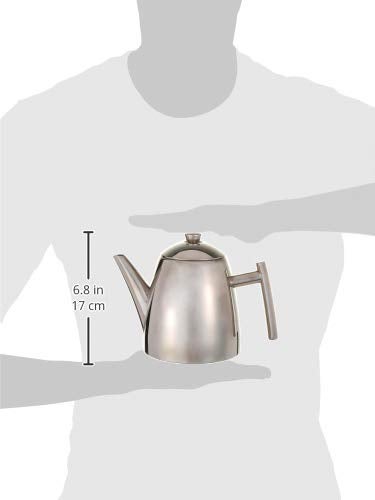 Frieling USA 18/8 Stainless Steel Teapot with Infuser, Tea Warmer with Teapot Infuser for Loose Tea, 22 Ounces - Image 3