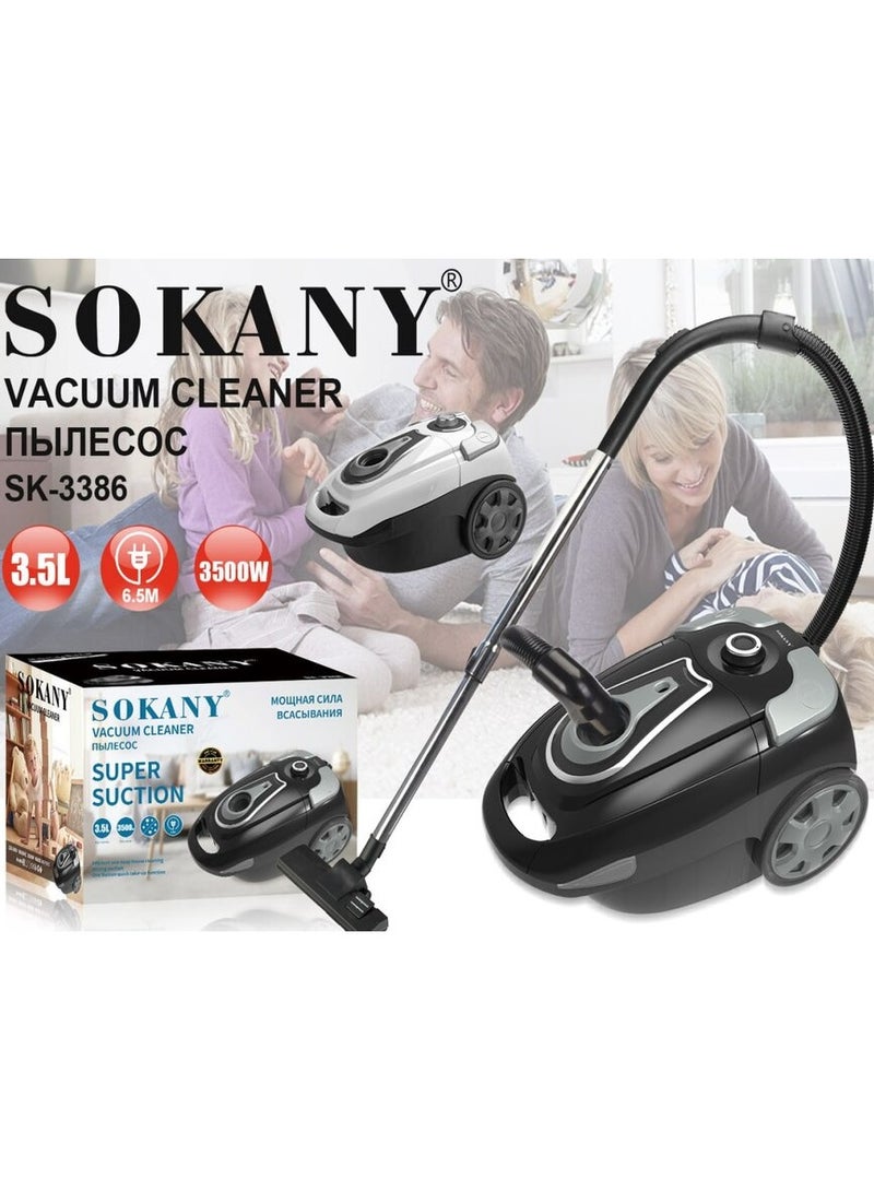 سوكاني SK-3386 مكنسه كهربائيه 3.5لتر 3500وات 
