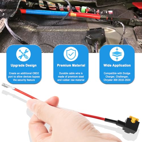 Bonbo Double Bypass | Trunk-Mount Security Bypass Cable Kit Compatible with Dodge Charger, Challenger, Chrysler 300 2018-2024 - Image 5