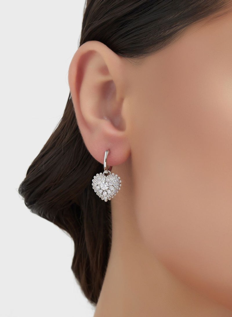 سواروفسكي أقراط هايبربولا حلقية - Image 4