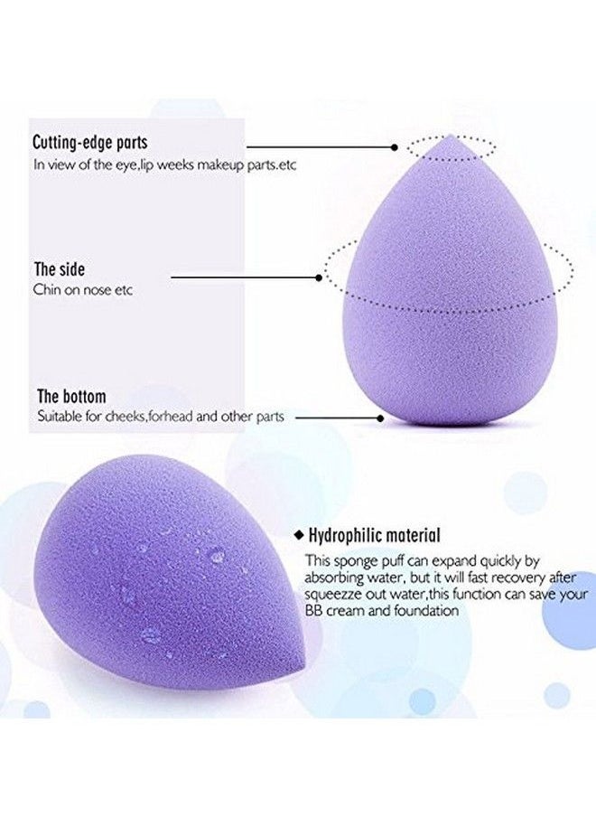 Ay Ay Make Up Sponge Beauty Foundation Puff (Colour May Vary)Set Of 6  - Image 4